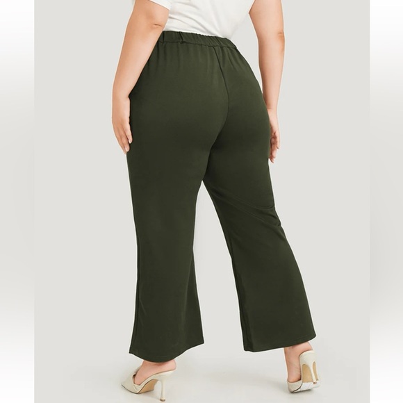 BloomChic Plus Size XL Solid Flare Leg Pocket Pants us14-16 - Picture 2 of 5